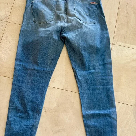 Hudson Harkin Crop Super Cuff Skinny Jeans Size 31 - Picture 4 of 4